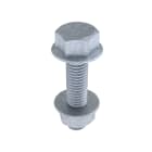 UNEX - Bulloni con dado DIN 6921 M8X35 in galvanizzato classe 6