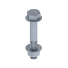 UNEX - Bulloni con dado DIN 6921 M8x50 in galvanizzato classe 6