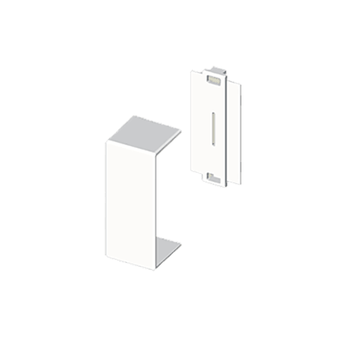 UNEX - Copri-giunzioni 20x75 in U24X
