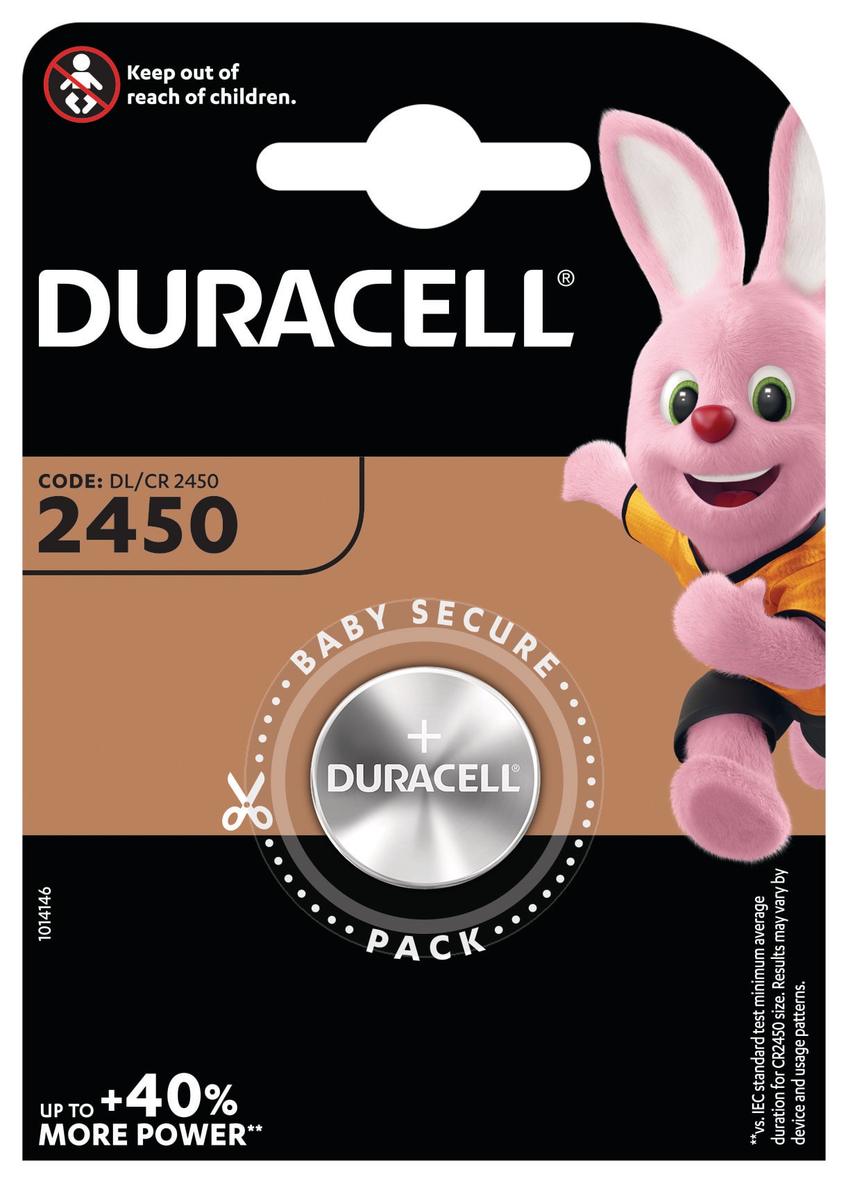 DURACELL - DL2450 BATT LITIO 3V X OROLOGI/CALCOL.