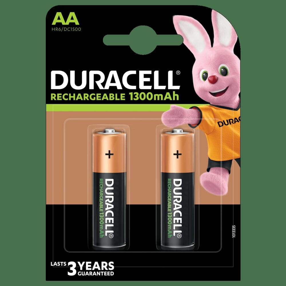 DURACELL - HR6B2 BL 2 BATT RICAR. STILO B2 1300mAh