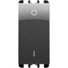 URMET - interruttore 2P 16AX morsetti a vite 1 modulo Nea acciaio scuro tst ac