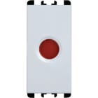 URMET - Diffusore arancione per LED, 1 modulo, Nea, bianco, 1m.