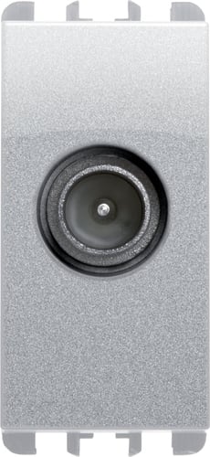 URMET - presa tv diretta maschio 1 modulo attenuazione 0,5 db nea alluminio sat dir 0,5db 1m al