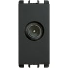 URMET - Presa TV-SAT passante maschio, 1 modulo, attenuazione 5 dB, Nea, antracite.