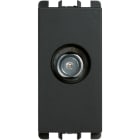 URMET - Presa diretta SAT femmina 1 modulo attenuazione 0,5 dB Nea antracite TV-SAT diretta tipo F 1M.