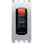 URMET - Presa Hi-Fi 1 modulo Nea alluminio 1M AL.