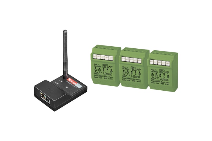 URMET - Kit connesso per 3 automazioni o luci, sistema Radio Power KIT LUCI CONNESSE.