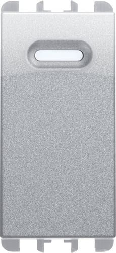 URMET - Dimmer a pulsante per carichi resistivi e induttivi, 1 modulo, 60-500VA, 230Vac, Nea, TRIAC, alluminio, 1M AL.