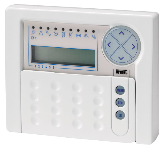 URMET - Tastiera di comando con display LCD da appoggio 1067.