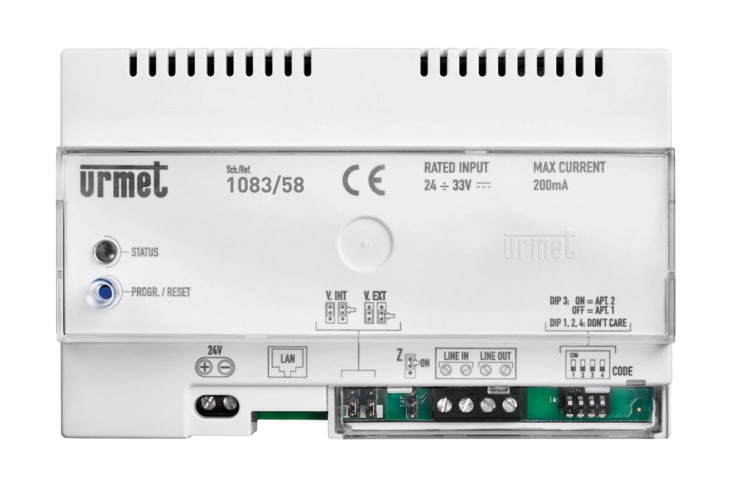 URMET - Dispositivo di inoltro chiamata con autoinserzione e rinvio chiamata 2Voice.