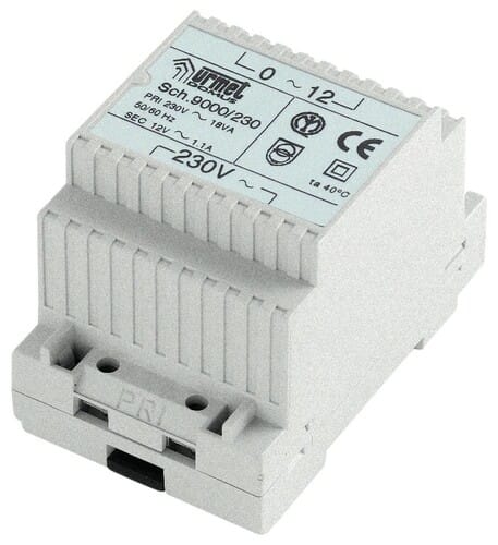 URMET - Alimentatore per barra DIN 13.2Vcc.