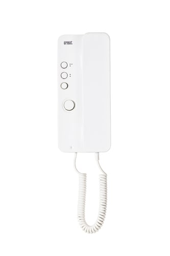 URMET - Citofono Mìro, predisposto per 2 tasti, sistema 1+n con 1 tasto.