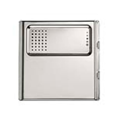 URMET - Frontale per posto esterno Sinthesi Steel senza pulsanti MODULO P/PE 0 PULS.
