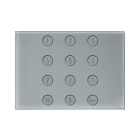URMET - modulo apriporta tastiera numerica alpha grigio, tast numerica grigio.