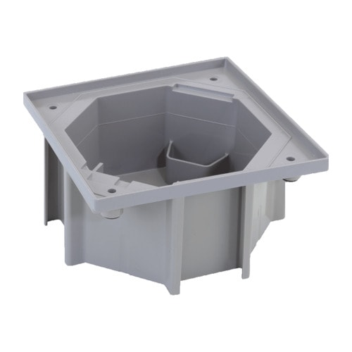 URMET - Cassetta per pavimentazione in calcestruzzo serie K45 installazione in ambiente interno grigio pavimentazione calcestruzzo.