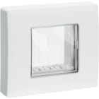 URMET - Coperchio protetto IP55, 2 moduli, Bianco Nea, CALOTTA Nea 2MOD BIANCA.