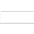URMET - Cornice bianca per placca in metallo, 6 moduli, design moderno.