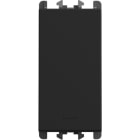 URMET - Deviatore morsetti a vite 1 modulo 1P 10AX Lybra Nero