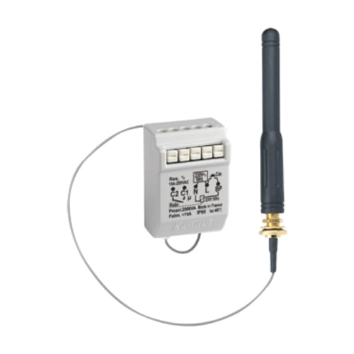 URMET - Modulo relè elettronico temporizzabile, sistema Radio Classic, ad incasso, 2000 W, antenna esterna, MTR2000ERX RADIO:RELO2000W ANT.
