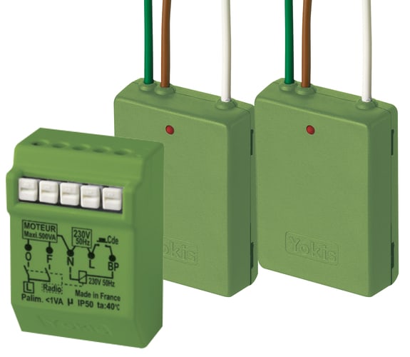 URMET - Kit deviatore radio per controllo luci o automazione, sistema Radio Power: KIT DEVIATORE.