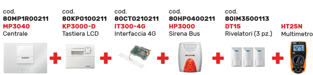 ELKRON - KIT MP3000 PROMO MULTI