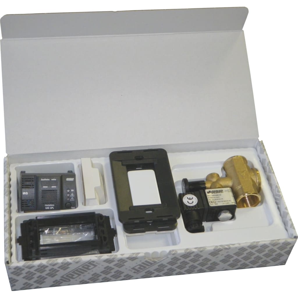VEMER - SET SICUR. GPL INCASSO VALV.3/4 NA 230V