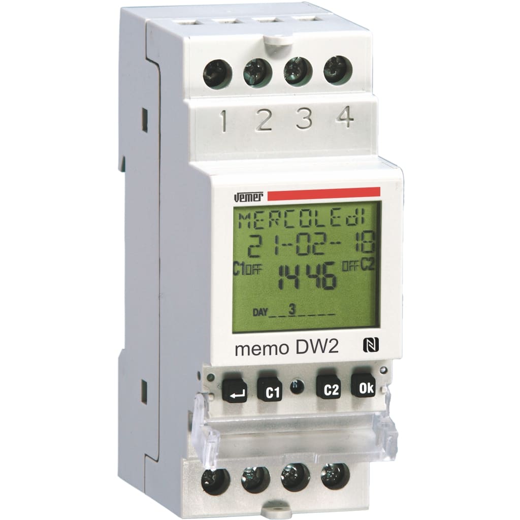 VEMER - MEMO DW2 OROLOGIO SETT. 2CH