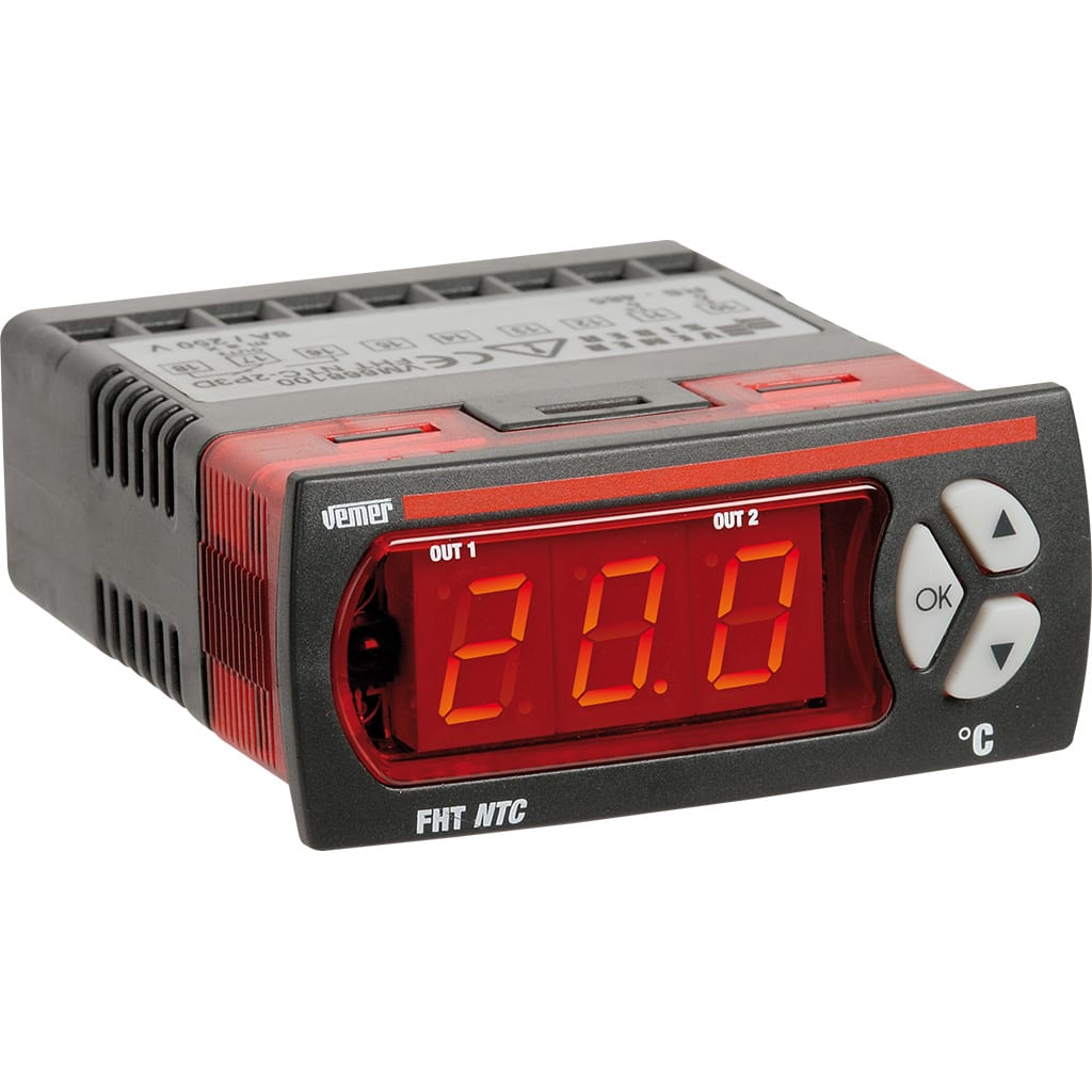 VEMER - FHT NTC-2P3D TERMOREGOLAT.12/24 V AC/DC