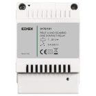 VIMAR - Relè per ripetizione chiamata, 3 A 230 V, per citofoni, alimentazione 12 V, installazione guida DIN, 4 moduli 17,5 mm.