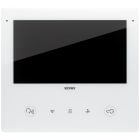 VIMAR - Videocitofono vivavoce Tab 7S Up da parete, Wi-Fi integrato, display touch 7 pollici, videosegreteria, teleloop, installazione versatile, bianco.