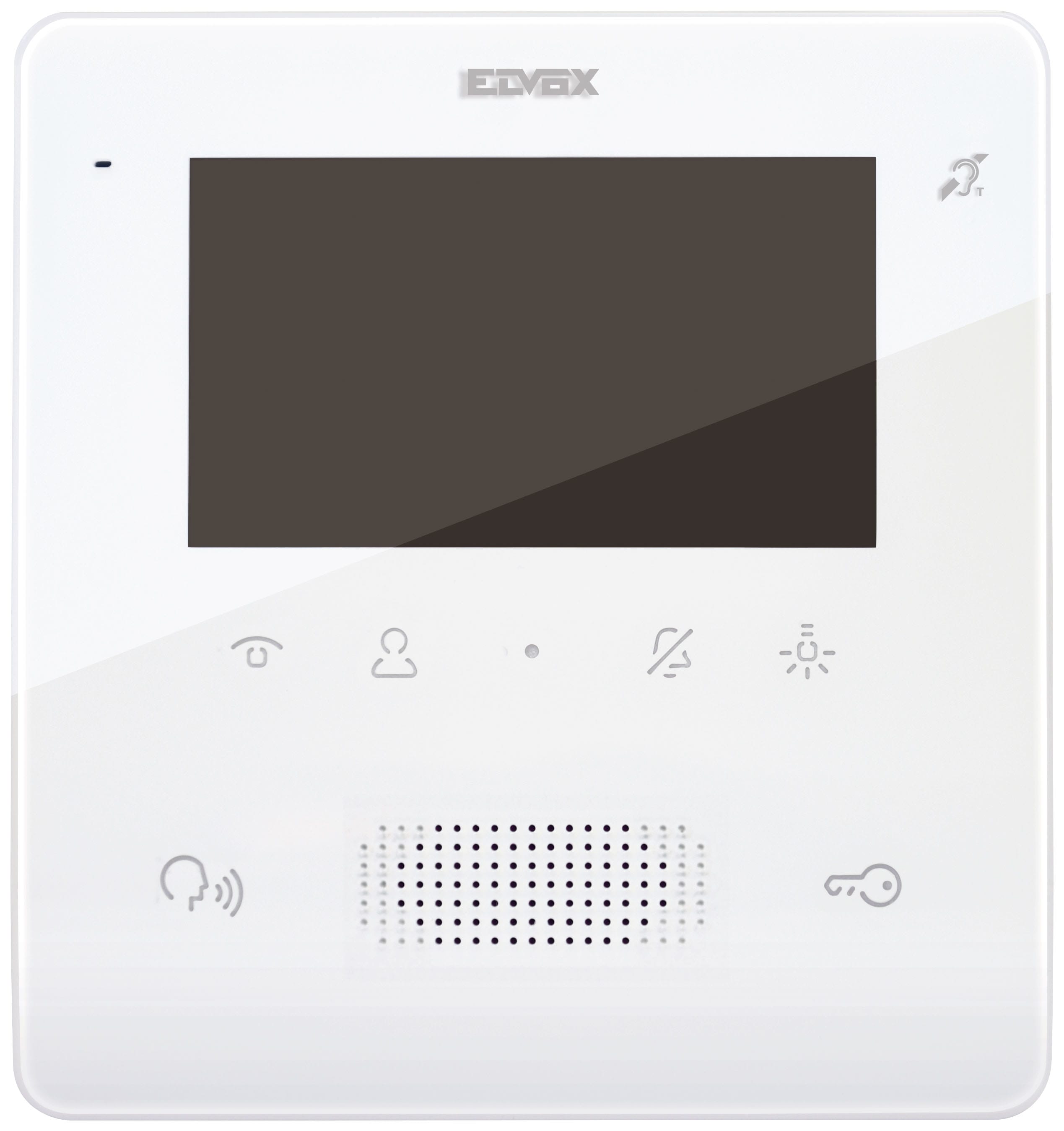 VIMAR - Videocitofono Tabfree4,3 2F+Vivav.Bianco - Display Lcd 4,3In, Tastiera Capacitiva, Teleloop, Staffa per Scatola Rettangolare/Rotonda