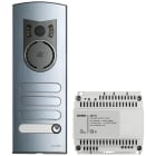 VIMAR - Kit audio video espandibile Due Fili Plus con 1 targa 1300 2 moduli alluminio incasso 1 pulsante 1321 unità audio/video 13F5 scatola incasso 9192 alimentatore 40110.