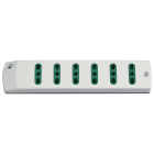 VIMAR - Presa mobile multipla 2P+T 16 A 250 V~ 6 uscite Sicury Standard Italiano P17/11, 3680 W, Bianco