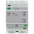 VIMAR - Gateway domotica By-me per integrazione, configurazione e manutenzione locale o remota tramite IP/LAN, Cloud e App, installazione su guida DIN.