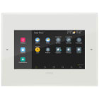 VIMAR - Touch screen domotico IP 7in bianco, display capacitivo, supervisore domotico, videocitofono, telecamere IP, PoE o 12-30 Vdc, installazione a parete.