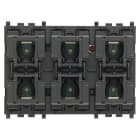 VIMAR - Comando Domotico 6 Pulsanti Tropical - Apparecchio di Comando Domotica Led RGB Intercambiabili 1 o 2 Moduli