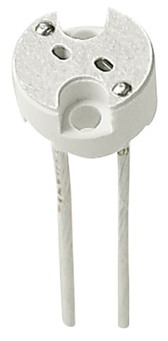 VIMAR - Portalampada per lampade alogene attacco G4 - G5.3 - Gx5.3 - G6.35 - Gy6.35 con cavo Teflon PTFE 0,75 mm2