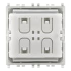 VIMAR - Comando radio Bluetooth Low Energy, piatto a quattro pulsanti, 2.4 GHz, energy harvesting, compatibile con Eikon, Arké, Idea, Plana.