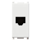 VIMAR - Presa Rj11 6/4 Bianco - 6 Posizioni 4 Contatti Morsetti A Vite