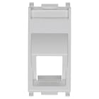 VIMAR - Adattatore Rj45 Inclinato Keystone Silver - Connettore per Materiale Elettrico