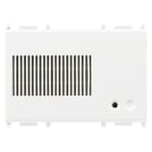 VIMAR - Sirena da Interno Bianco con 2 Suonerie Selezionabili e Segnalazione Allarme a Led