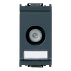 VIMAR - Presa Passante Grigio Coassiale Tv-Rd-Sat 5-2400 Mhz Connettore Maschio Attenuazione Derivazione 10 Db