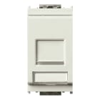 VIMAR - Presa Rj45 Netsafe Cat5E Utp Bianco - Connettore Universale T568A/B, 8 Contatti, Morsetti Ad Incisione D'Isolante