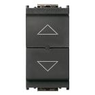 VIMAR - Comando tapparella IoT grigio, controllo locale/remoto, Bluetooth 5.0, Zigbee 3.0, LED RGB, 100-240 V, 1 ingresso pulsante esterno, funzione scenario.