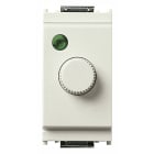 VIMAR - Dimmer Bianco Regolatore 120V Lampade Ad Incandescenza 30-500W, Trasformatori Ferromagnetici 30-300Va, Potenziometro Rotativo, Individuazione Al Buio