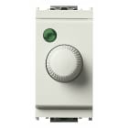 VIMAR - Dimmer 230V 100-500W Push Bianco Lampade Ad Incandescenza Deviatore Potenziometro Rotativo Individuazione Al Buio