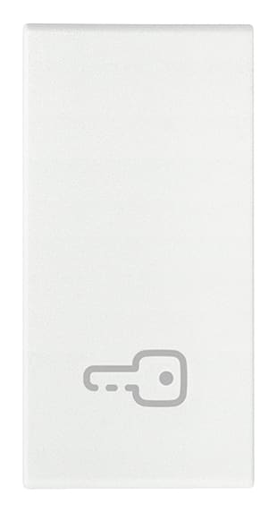 VIMAR - Tasto 1M Chiave Bianco - Intercambiabile Modulo Illuminabile