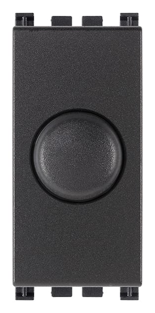 VIMAR - Dimmer 230V Grigio per Lampade Ad Incandescenza 100-500W con Potenziometro Rotativo e Indicatore Notturno