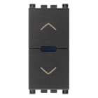 VIMAR - Commutatore Elettronico Centralizzabile Grigio per Tapparelle con Orientamento Lamelle e Uscite a Relè 0,6-2A 220-240V~ 50/60Hz